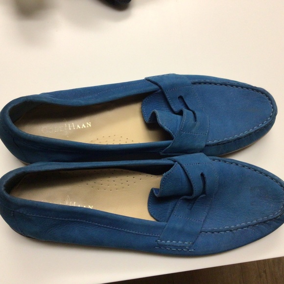 Cole Haan Shoes - Cole Haan blue sude shoes size 9.5